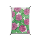 Pink Floras - Work On Wall - Katie O’Shea - Black - 70 x 100 cm