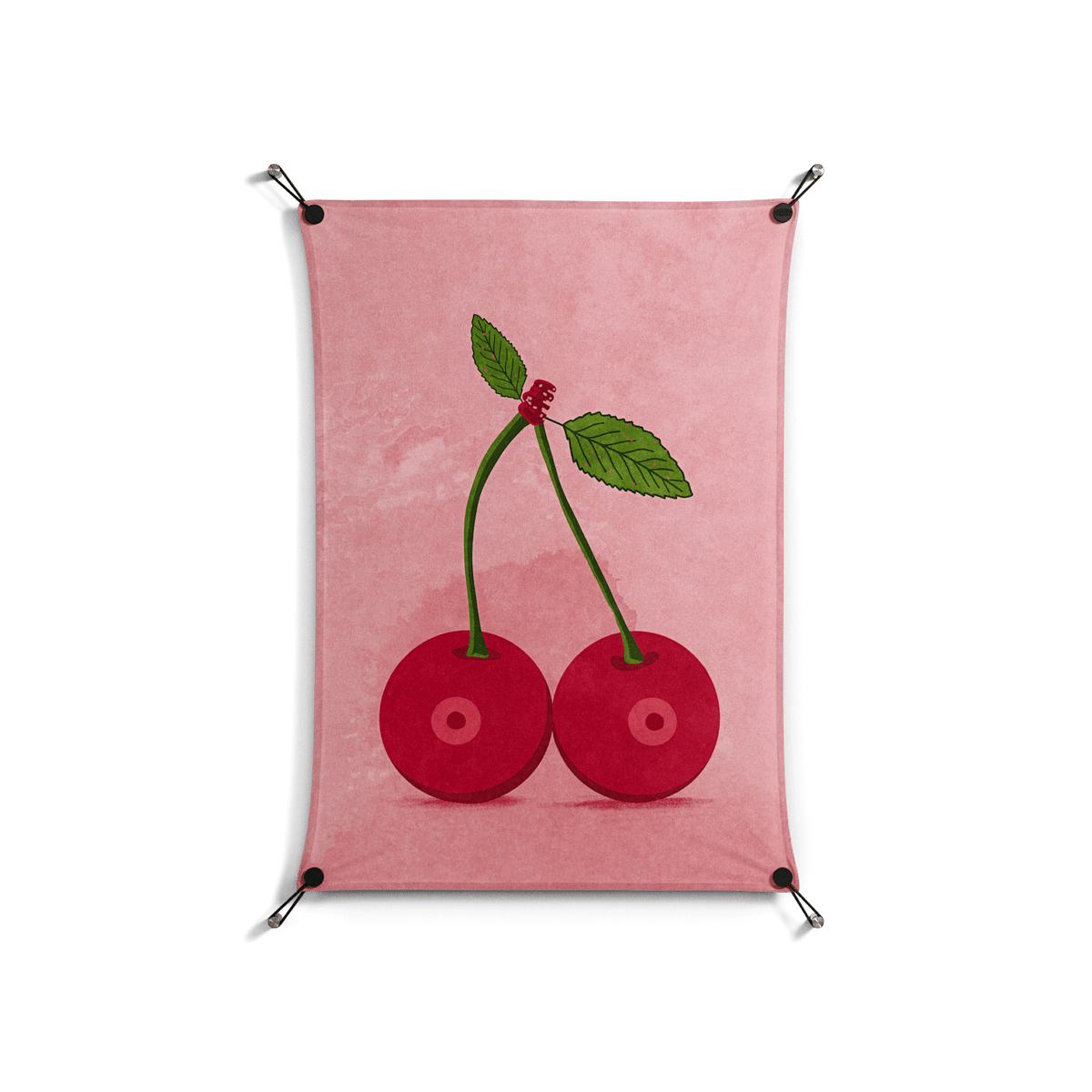 Cherry Boobs - Work On Wall - Raissa Oltmanns - Black - 70 x 100 cm