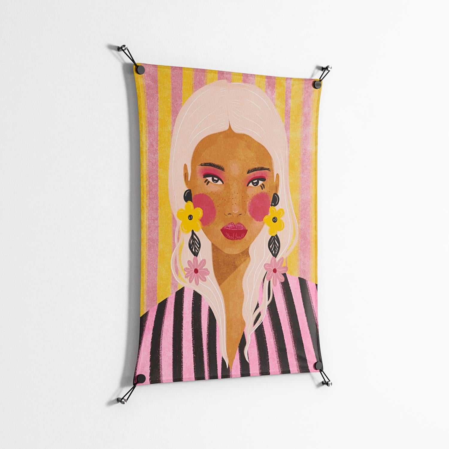 That Girl - Work On Wall - Raissa Oltmanns - Black - 70 x 100 cm