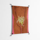 Wearing Flowers - Work On Wall - Raissa Oltmanns - Black - 70 x 100 cm