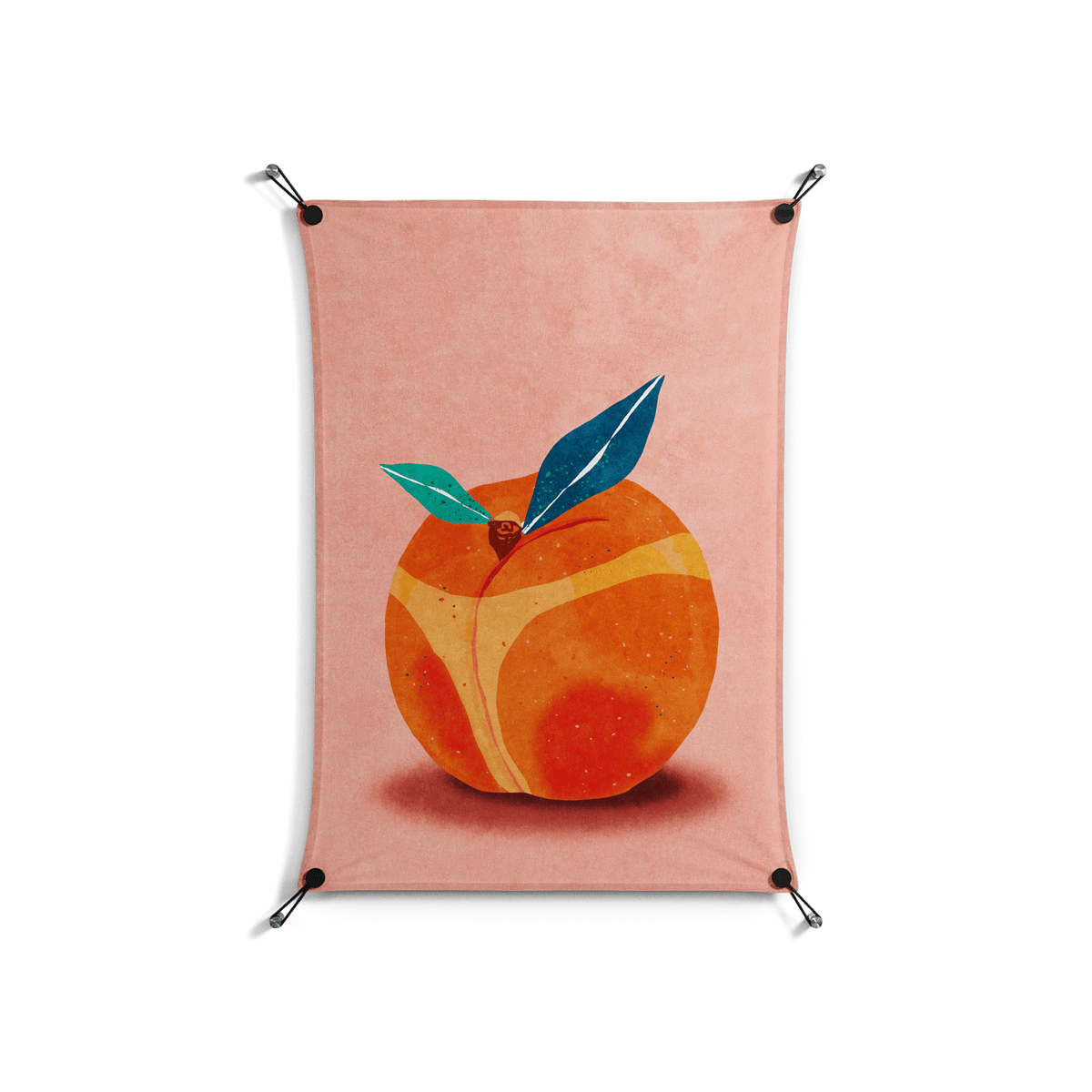 Your ass is Peachy - Work On Wall - Raissa Oltmanns - Black - 70 x 100 cm