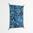 The Blue Line - Work On Wall - Craig Watkins - Black - 70 x 100 cm