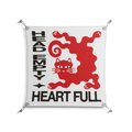 Heart Full - Work On Wall - Alexander Khabbazi - Silver - 70 x 70 cm