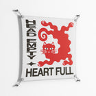 Heart Full - Work On Wall - Alexander Khabbazi - Silver - 70 x 70 cm