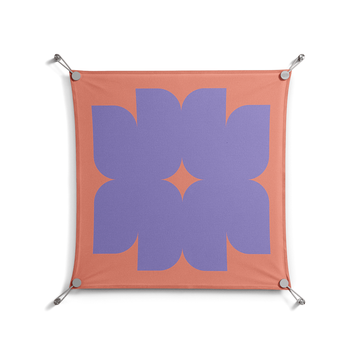 Stella - Work On Wall - Linus Lohoff - Silver - 70 x 70 cm
