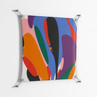 Balloons Zoom - Work On Wall - Vratislav Pecka - Silver - 70 x 70 cm