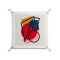 Fuerte - Work On Wall - Vratislav Pecka - Silver - 70 x 70 cm