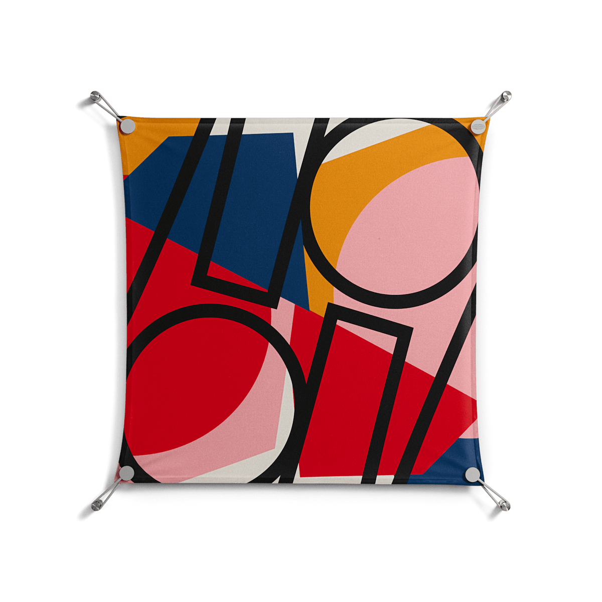 Fuerte Zoom - Work On Wall - Vratislav Pecka - Silver - 70 x 70 cm
