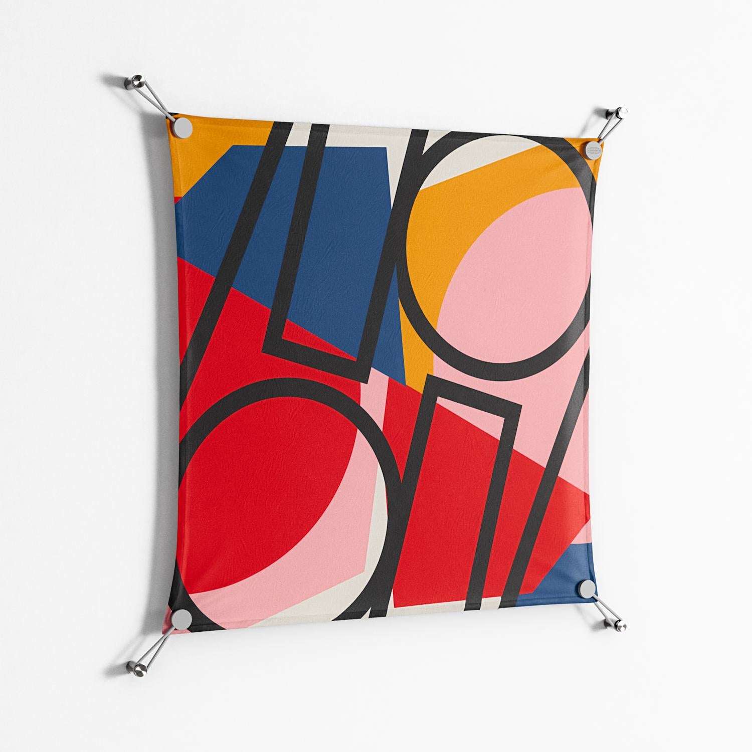 Fuerte Zoom - Work On Wall - Vratislav Pecka - Silver - 70 x 70 cm