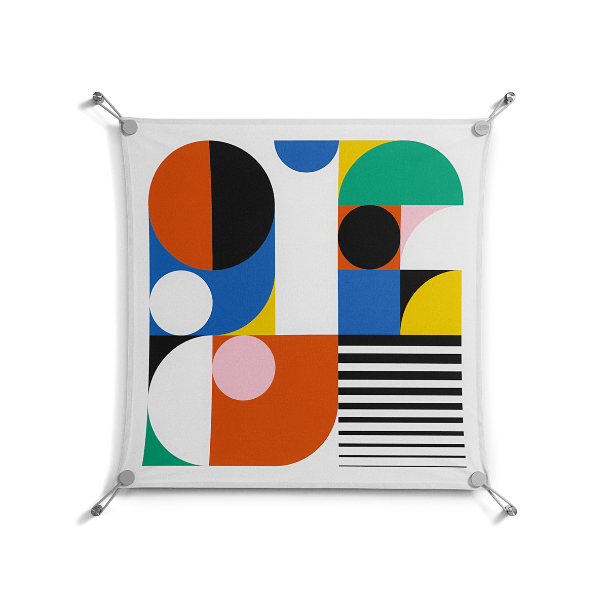 Murano - Work On Wall - Vratislav Pecka - Silver - 70 x 70 cm