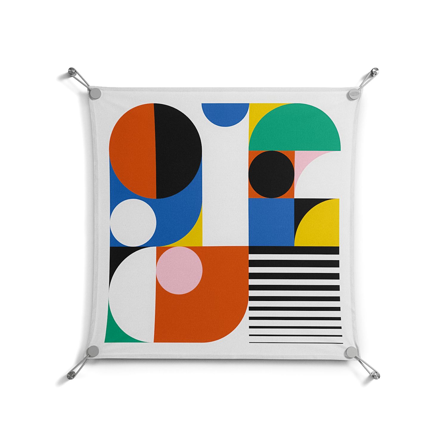 Murano - Work On Wall - Vratislav Pecka - Silver - 70 x 70 cm