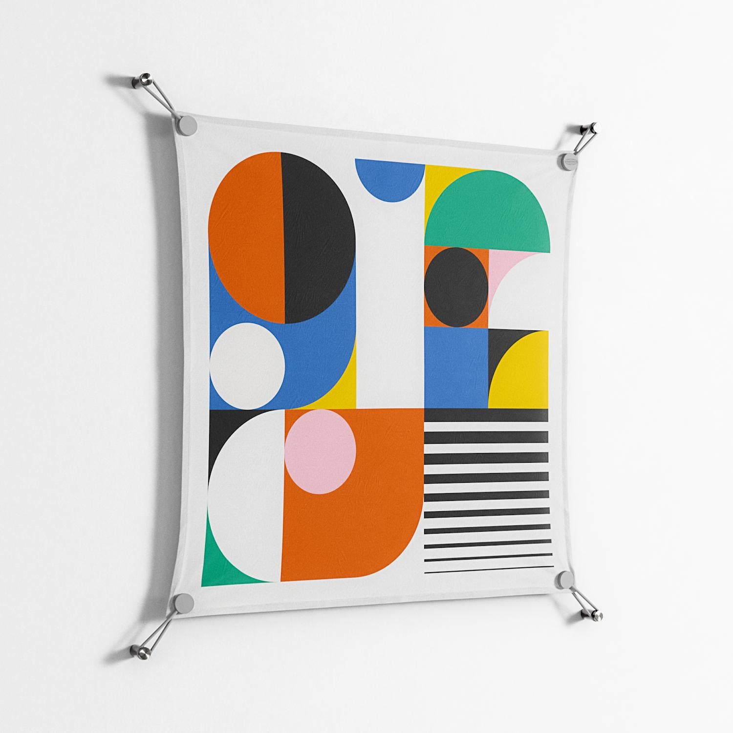 Murano - Work On Wall - Vratislav Pecka - Silver - 70 x 70 cm