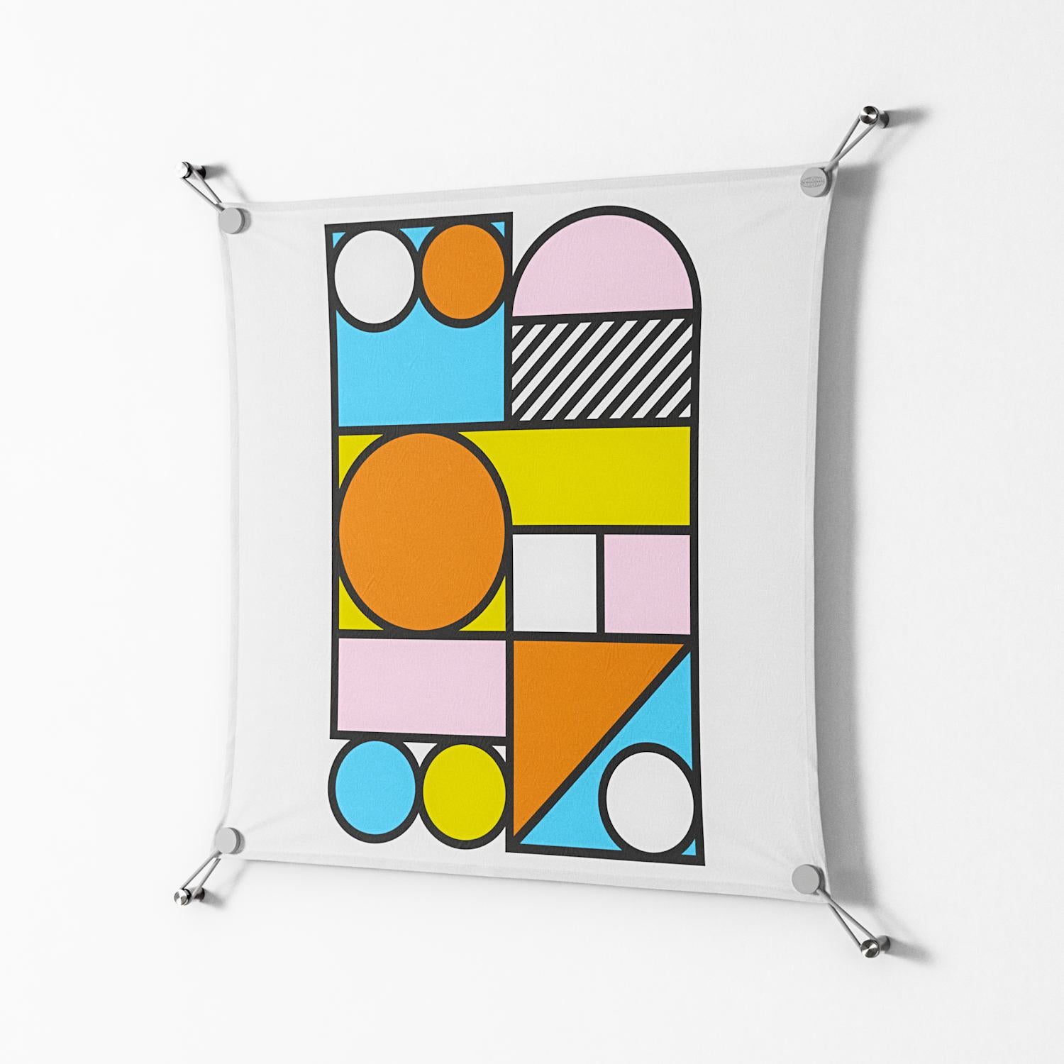 Palette - Work On Wall - Vratislav Pecka - Silver - 70 x 70 cm