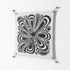 Splash of Black - Work On Wall - Vratislav Pecka - Silver - 70 x 70 cm