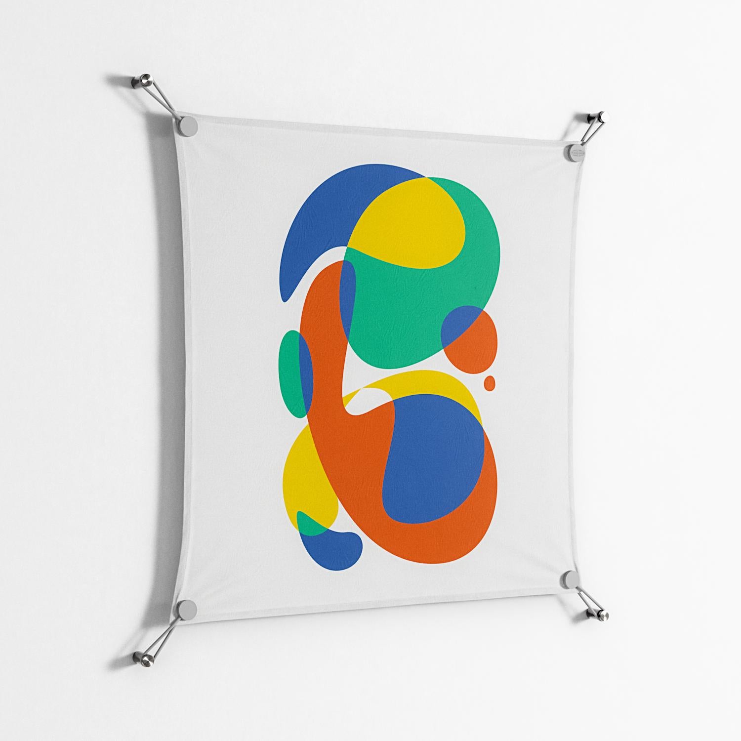 Vibrante - Work On Wall - Vratislav Pecka - Silver - 70 x 70 cm