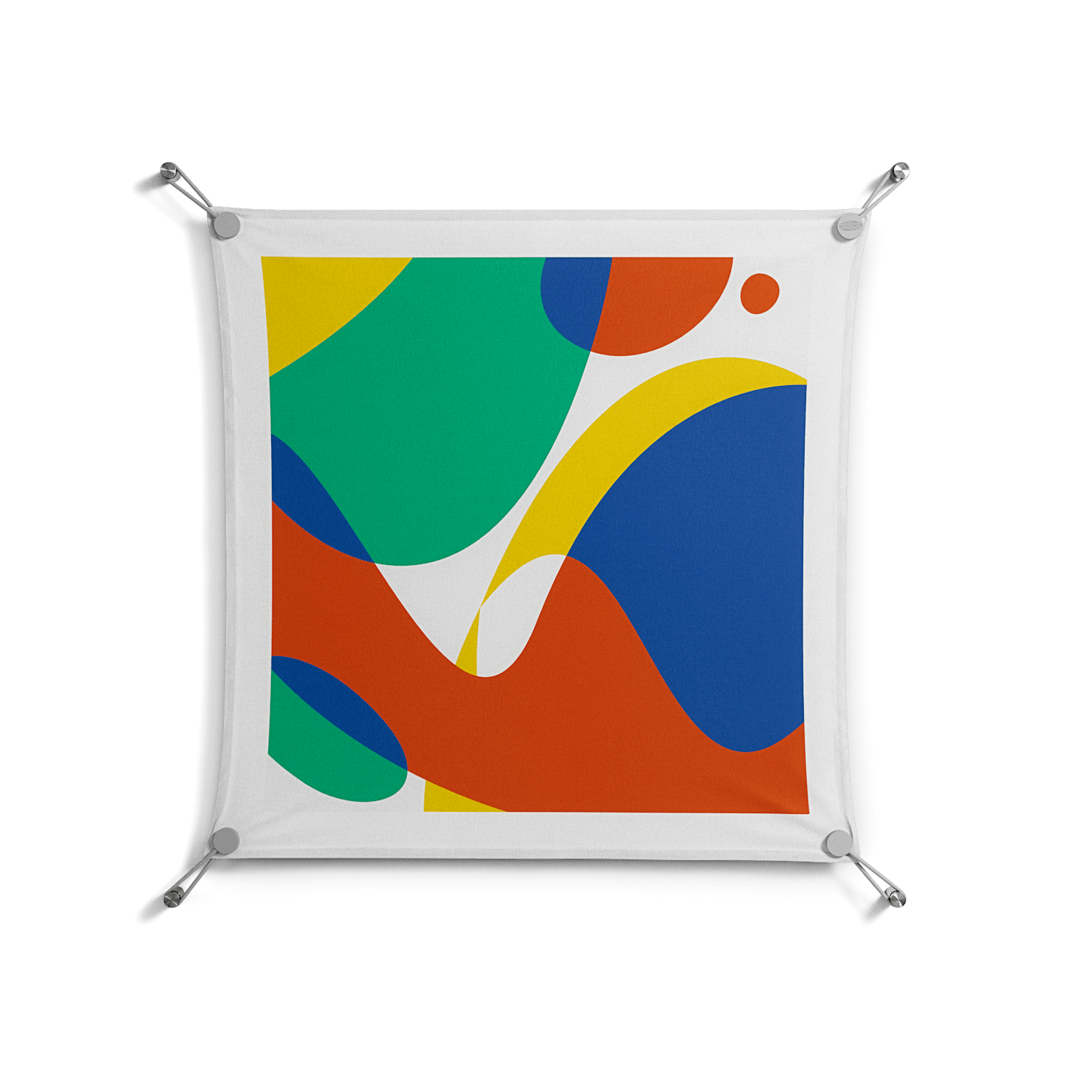 Vibrante Zoom - Work On Wall - Vratislav Pecka - Silver - 70 x 70 cm