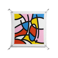 Yo - Work On Wall - Vratislav Pecka - Silver - 70 x 70 cm