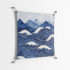 Dalgalar - Work On Wall - Nur Rydberg - Silver - 70 x 70 cm