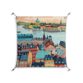 Gamla Stan - Work On Wall - Nur Rydberg - Silver - 70 x 70 cm