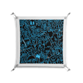 Blue Wotto - Work On Wall - Craig Watkins - Silver - 70 x 70 cm