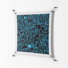 Blue Wotto - Work On Wall - Craig Watkins - Silver - 70 x 70 cm