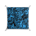 The Blue Line - Work On Wall - Craig Watkins - Silver - 70 x 70 cm