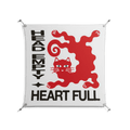 Heart Full - Work On Wall - Alexander Khabbazi - Silver - 90 x 90 cm
