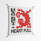 Heart Full - Work On Wall - Alexander Khabbazi - Silver - 90 x 90 cm