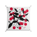 Cherry - Work On Wall - Konrad Blaszczyk - Silver - 90 x 90 cm