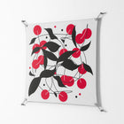 Cherry - Work On Wall - Konrad Blaszczyk - Silver - 90 x 90 cm