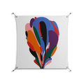 Balloons - Work On Wall - Vratislav Pecka - Silver - 90 x 90 cm