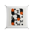 Conserto - Work On Wall - Vratislav Pecka - Silver - 90 x 90 cm
