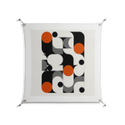 Conserto - Work On Wall - Vratislav Pecka - Silver - 90 x 90 cm