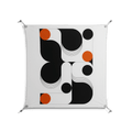Conserto2 - Work On Wall - Vratislav Pecka - Silver - 90 x 90 cm
