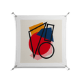 Fuerte - Work On Wall - Vratislav Pecka - Silver - 90 x 90 cm