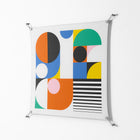 Murano - Work On Wall - Vratislav Pecka - Silver - 90 x 90 cm