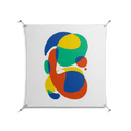 Vibrante - Work On Wall - Vratislav Pecka - Silver - 90 x 90 cm