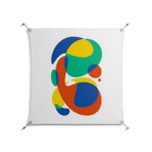 Vibrante - Work On Wall - Vratislav Pecka - Silver - 90 x 90 cm