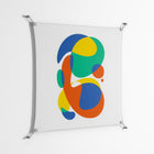 Vibrante - Work On Wall - Vratislav Pecka - Silver - 90 x 90 cm