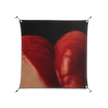 Red 3 - Work On Wall - Nadia Ryder - Silver - 90 x 90 cm