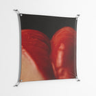 Red 3 - Work On Wall - Nadia Ryder - Silver - 90 x 90 cm