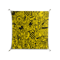 What a Mess - Work On Wall - Craig Watkins - Silver - 90 x 90 cm