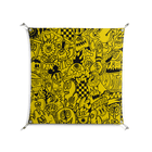 What a Mess - Work On Wall - Craig Watkins - Silver - 90 x 90 cm