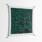 The Green Line - Work On Wall - Craig Watkins - Silver - 90 x 90 cm