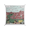 Badlands - Work On Wall - Wyatt Hersey - Silver - 90 x 90 cm