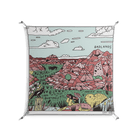 Badlands - Work On Wall - Wyatt Hersey - Silver - 90 x 90 cm