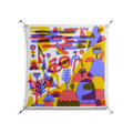 Family Hike - Work On Wall - Wyatt Hersey - Silver - 90 x 90 cm