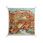 Grand Canyon - Work On Wall - Wyatt Hersey - Silver - 90 x 90 cm