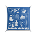 Tapestry - Work On Wall - Wyatt Hersey - Silver - 90 x 90 cm