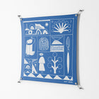 Tapestry - Work On Wall - Wyatt Hersey - Silver - 90 x 90 cm